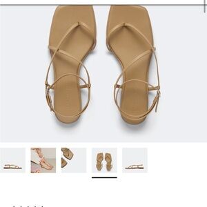 Freda Salvador Alexia Barely There Sandal in Latte Calf, sold out!